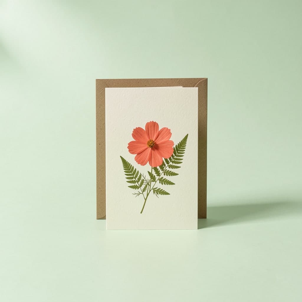 Pressed Flower Card — image 1